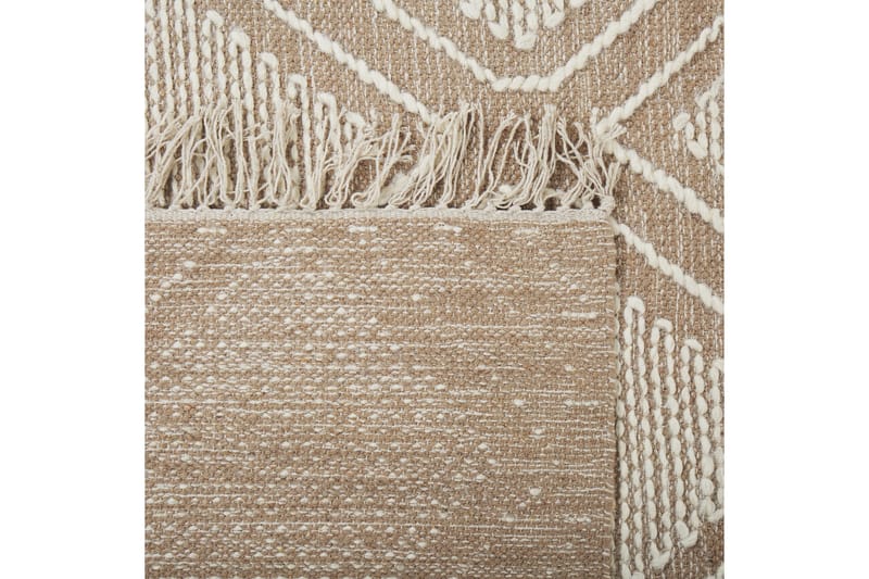 Bomullsmatta Kacem 140x200 cm - Beige - Textil & mattor - Matta - Modern matta - Bomullsmatta