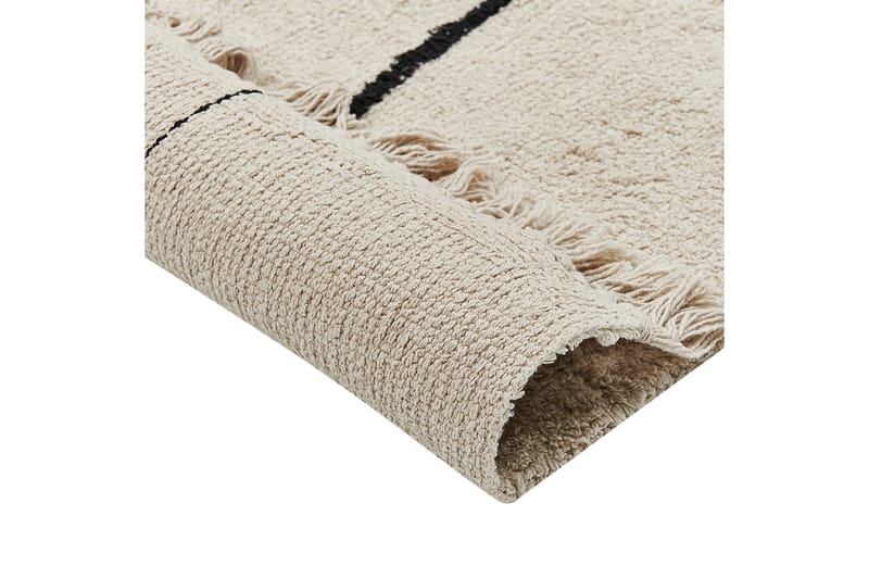 Bomullsmatta Nuru 140x200 cm - Beige - Textil & mattor - Matta - Modern matta - Bomullsmatta