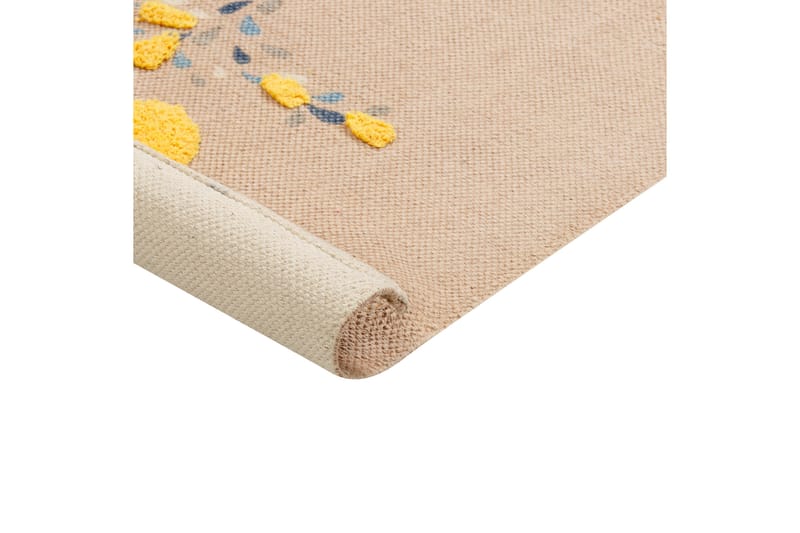 Bomullsmatta Seai 80x150 cm - Beige - Textil & mattor - Matta - Modern matta - Bomullsmatta