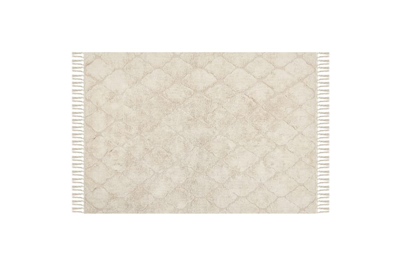 Bomullsmatta Silchar 140x200 cm - Beige - Textil & mattor - Matta - Modern matta - Bomullsmatta