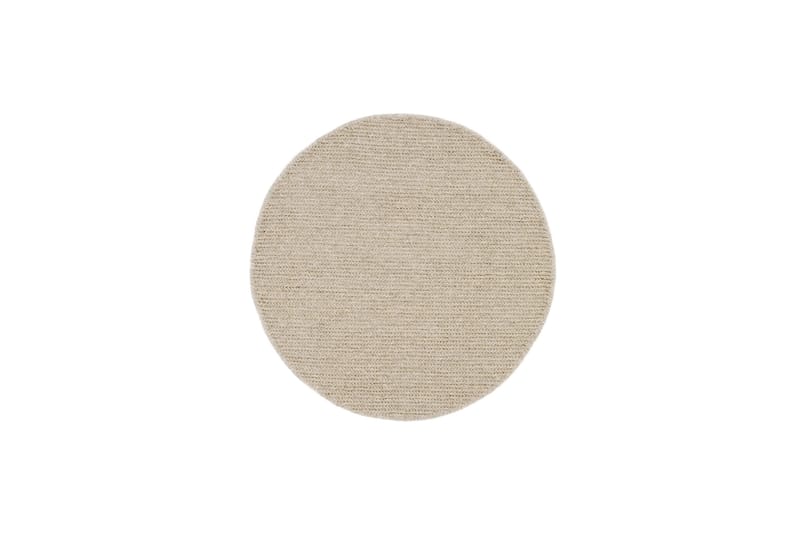 Dalarö Ullmatta Ø160 cm Rund - Beige - Textil & mattor - Matta - Modern matta - Ullmatta