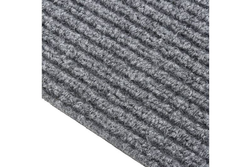 Gångmatta 100x200 cm grå - Grå - Stor matta - Mönstrad matta - Gångmatta - Små mattor
