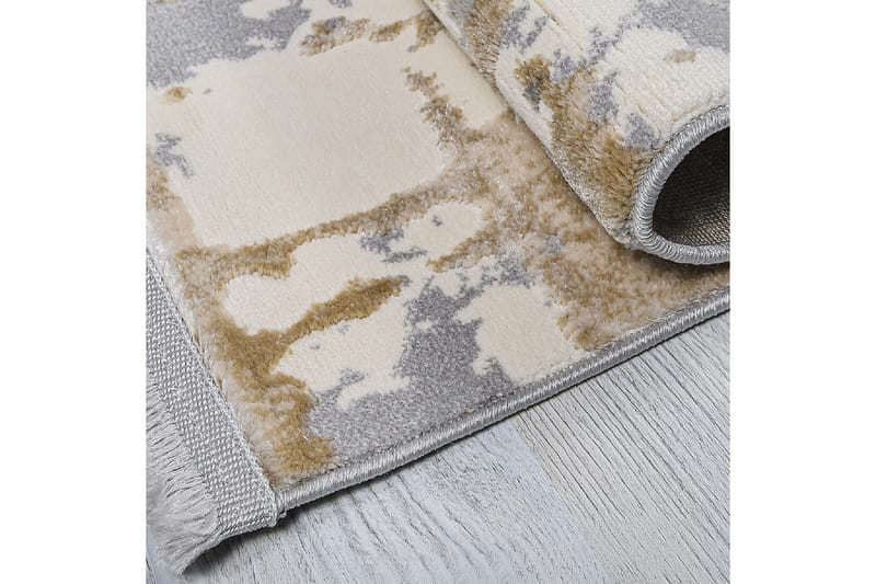 Gångmatta Naveena 100x500 cm Rektangulär - Grå/Beige/Creme - Textil & mattor - Matta - Modern matta - Gångmatta