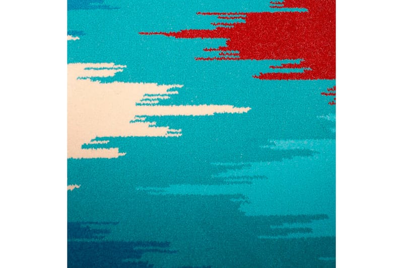Matta Diamond Röd/Gul 80x150 - Pierre Cardin - Små mattor - Stor matta - Mönstrad matta - Gångmatta