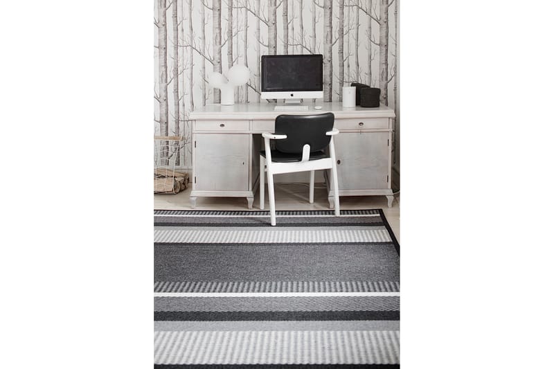 Matta Laituri Rund 200 cm Svart - Vm Carpet - Ullmatta