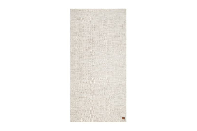 Gåsöga Ullmatta 75x200 cm Oval - Beige - Textil & mattor - Matta - Modern matta - Ullmatta