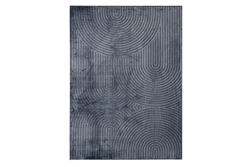 Granada Viskosmatta 160x230 cm Rektangulär - Charcoal - Textil & mattor - Matta - Modern matta - Viskosmatta & konstsilkesmatta