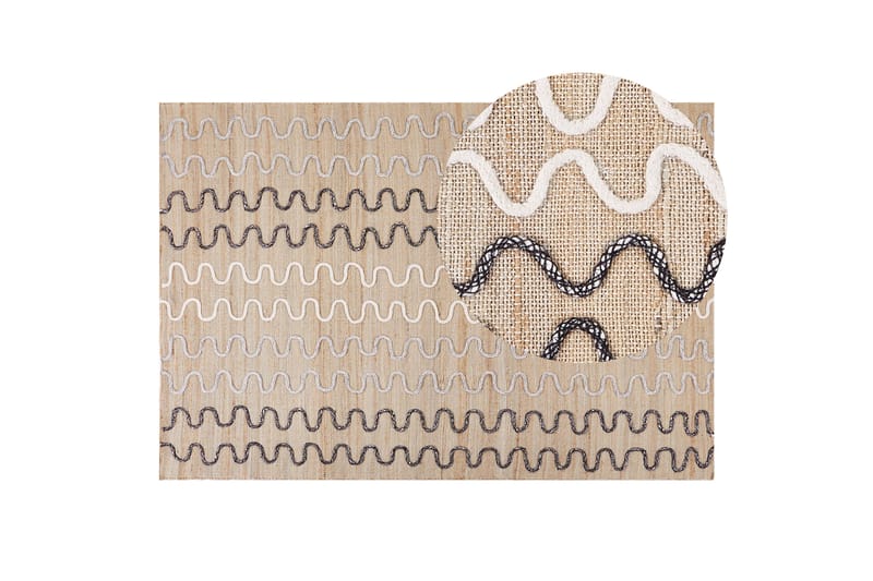 Jutematta Sogut 140x200 cm - Beige - Textil & mattor - Matta - Modern matta - Jutematta & hampamatta