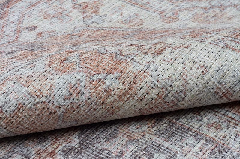 Kashan Wiltonmatta 80x200 cm Oval - Beige/Orange - Textil & mattor - Matta - Modern matta - Friezematta