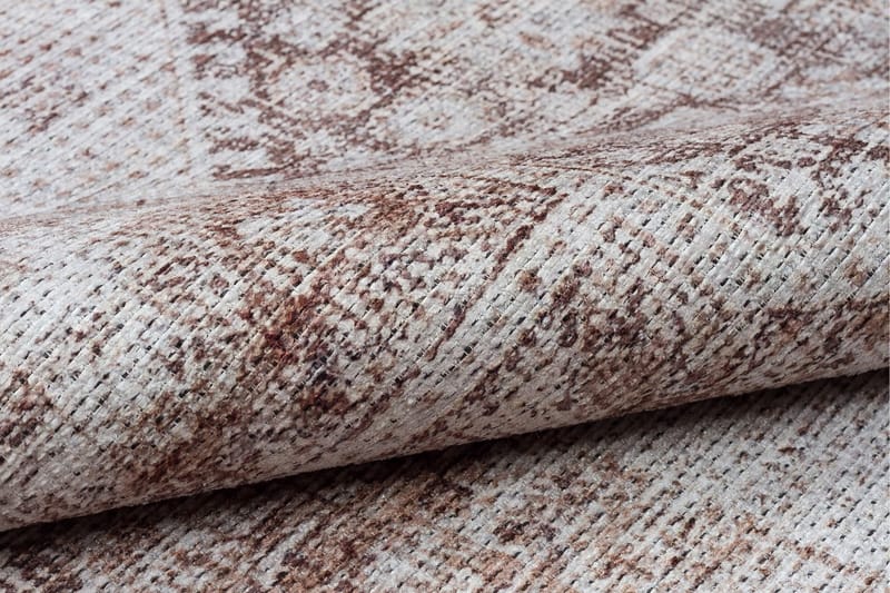 Kashan Wiltonmatta 80x200 cm Oval - Creme - Textil & mattor - Matta - Modern matta - Friezematta