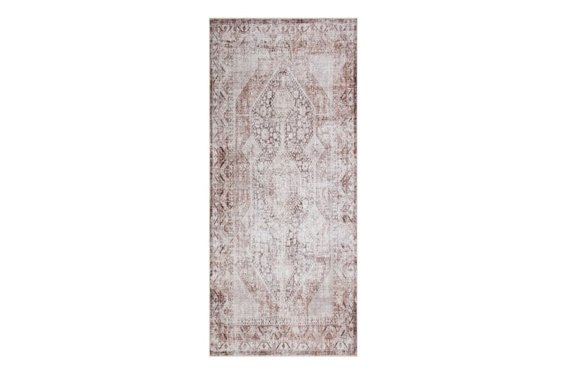 Kashan Wiltonmatta 80x200 cm Oval - Creme - Textil & mattor - Matta - Modern matta - Friezematta