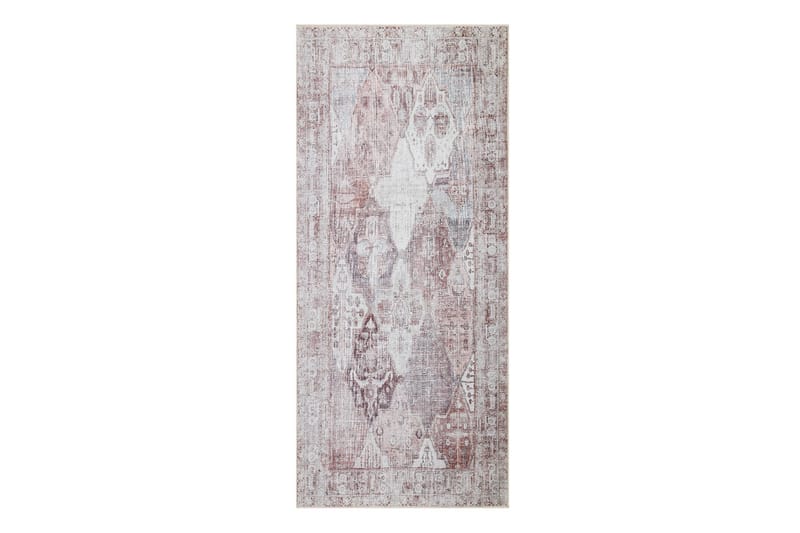 Kashan Wiltonmatta 80x200 cm Oval - Creme - Textil & mattor - Matta - Modern matta - Friezematta