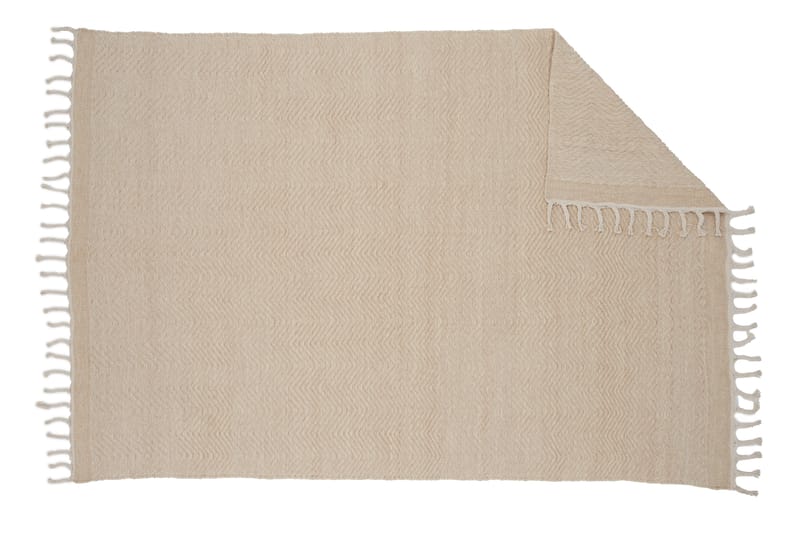 Loke Ullmatta 160x230 cm Rektangulär - Beige - Textil & mattor - Matta - Modern matta - Ullmatta