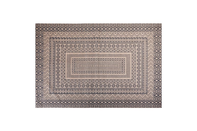 Ryamatta Baglar 200x300 cm - Beige - Små mattor - Mönstrad matta - Ryamatta - Stor matta
