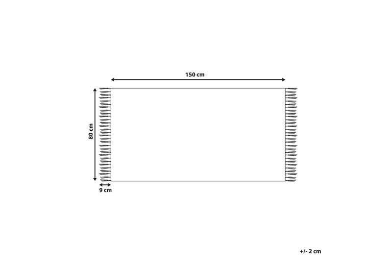 Ryamatta Bingol 80x150 cm - Gul - Textil & mattor - Matta - Modern matta - Ryamatta