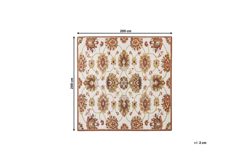 Ryamatta Ezine 200x200 cm - Beige - Ullmatta