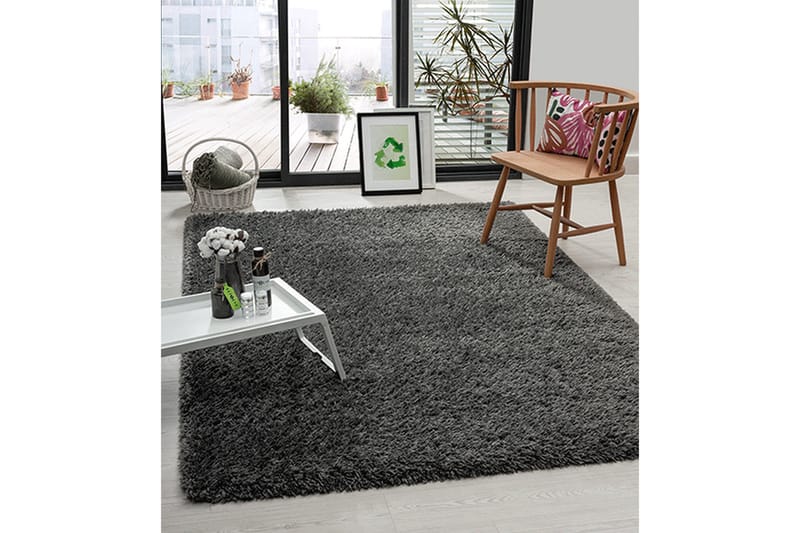 Floki Ryamatta 200x290 cm Rektangulär - Antracit - Textil & mattor - Matta - Modern matta - Ryamatta