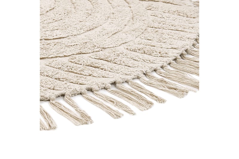 Ryamatta Halfeti 140 cm Rund - Beige - Textil & mattor - Matta - Modern matta - Ryamatta