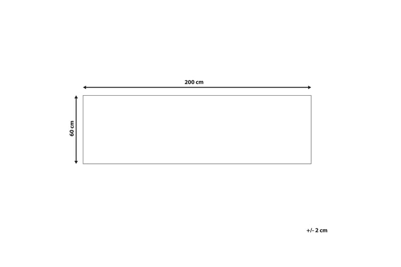 Ryamatta Kadayal 60x200 cm - Beige - Ryamatta