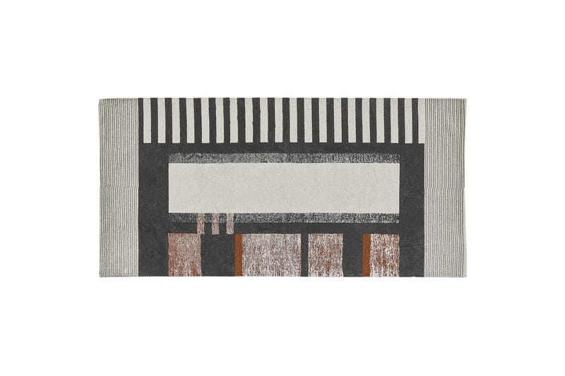 Ryamatta Kakinada 80x150 cm - Röd - Textil & mattor - Matta - Modern matta - Ryamatta