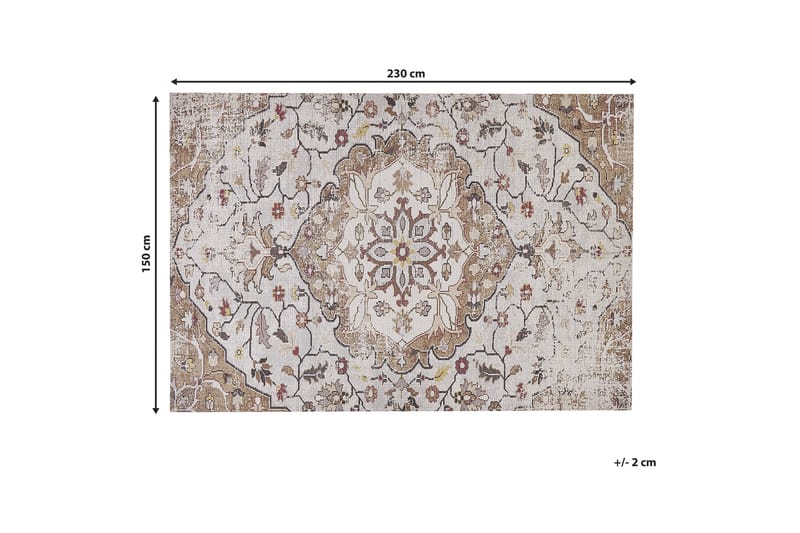 Ryamatta Kattakkada 150x230 cm - Beige - Textil & mattor - Matta - Modern matta - Ryamatta