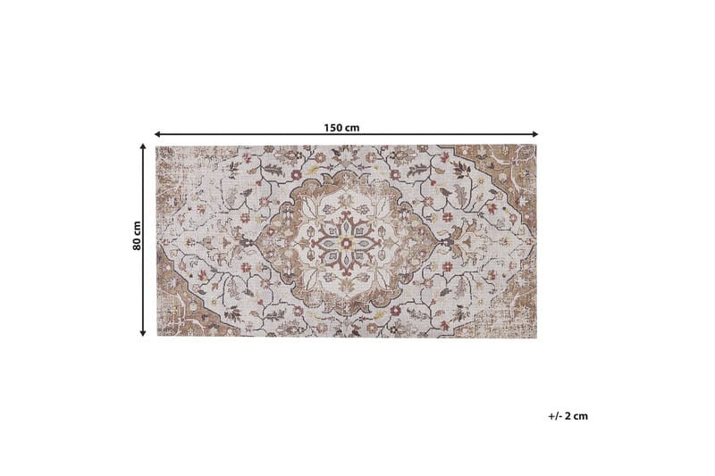 Ryamatta Kattakkada 80x150 cm - Beige - Textil & mattor - Matta - Modern matta - Ryamatta