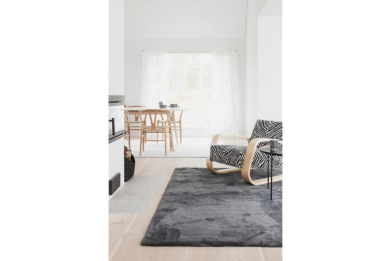 Matta Silkkitie 160x230 cm Mörkgrå - Vm Carpet - Textil & mattor - Matta - Modern matta - Ryamatta