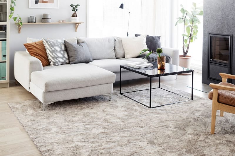 Matta Silkkitie 80x150 cm Beige - Vm Carpet - Textil & mattor - Matta - Modern matta - Ryamatta