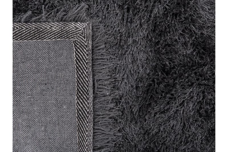 Matta Winterhay 160x230 cm - Svart - Små mattor - Mönstrad matta - Ryamatta - Stor matta