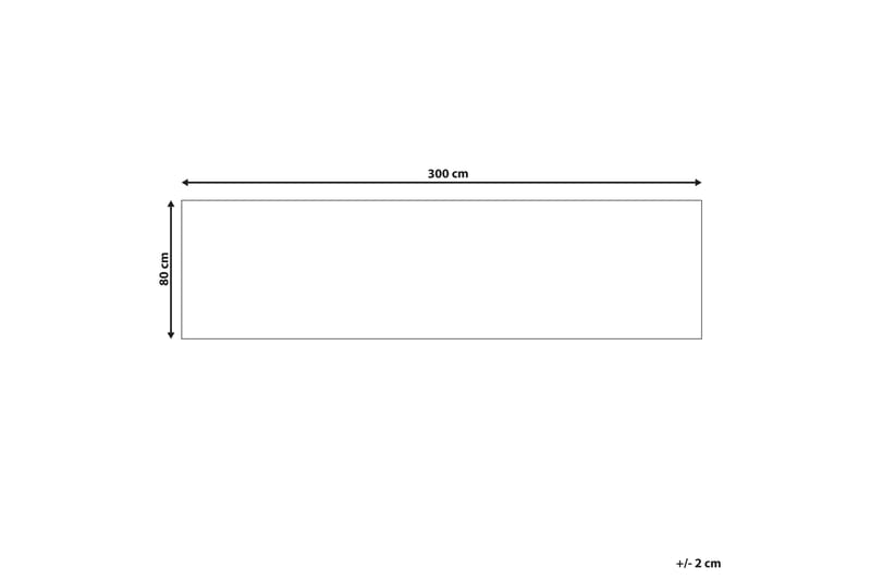 Ryamatta Midalam 80x300 cm - Blå - Ryamatta