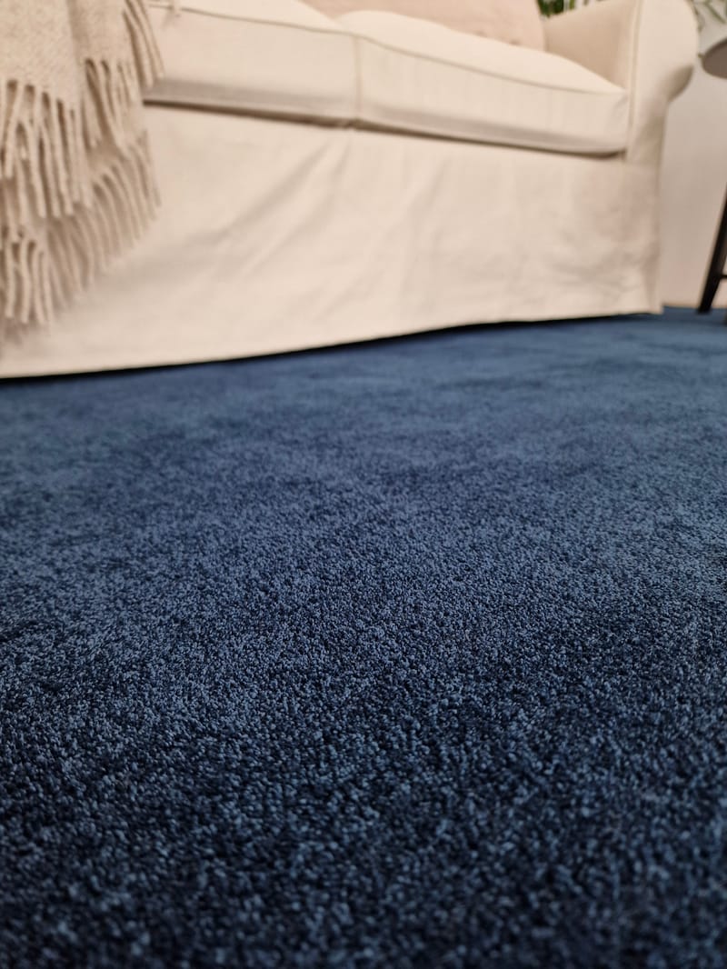 Ryamatta Feel 160x230 - Blå - Små mattor - Mönstrad matta - Ryamatta - Stor matta