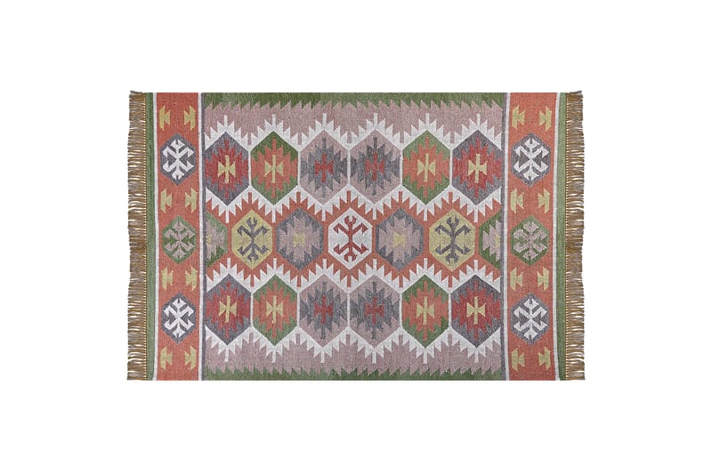 Ryamatta Sahbaz 160x230 cm - Grön - Små mattor - Mönstrad matta - Ryamatta - Stor matta