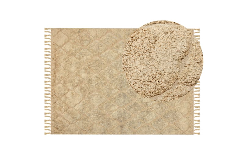 Ryamatta Sanliurfa 140x200 cm - Beige - Textil & mattor - Matta - Modern matta - Ryamatta