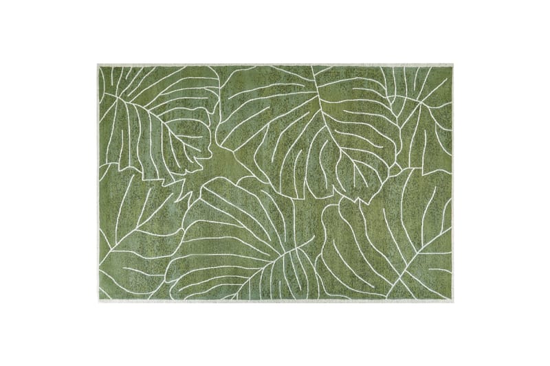 Ryamatta Sarmin 200x300 cm - Grön - Små mattor - Mönstrad matta - Ryamatta - Stor matta