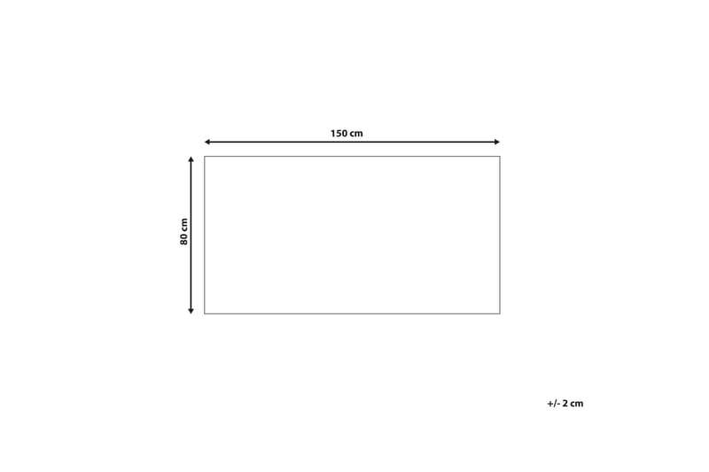 Ryamatta Sevan 80x150 cm - Svart/Vit - Ryamatta