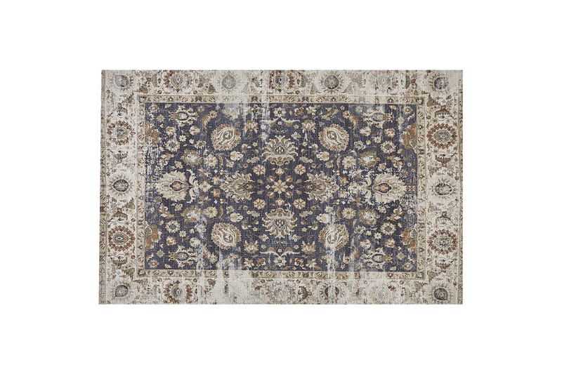 Ryamatta Pelitli 150x230 cm - Brun - Små mattor - Mönstrad matta - Ryamatta - Stor matta