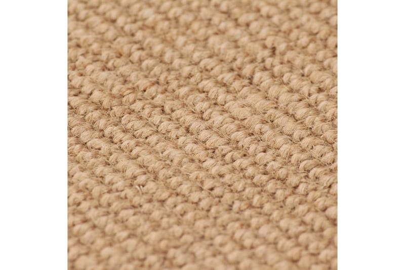 Jutematta med latexundersida 140x200 cm naturlig - Beige - Textil & mattor - Matta - Modern matta - Sisalmatta