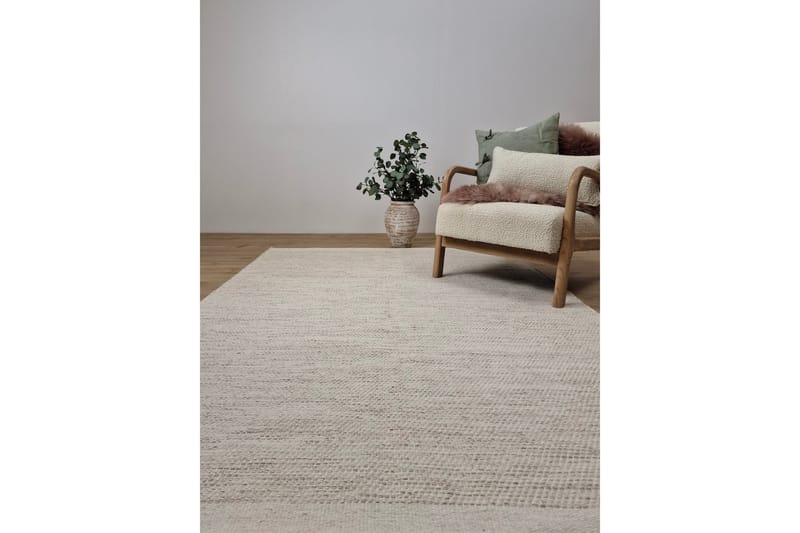 Torsby Ullmatta 140x200 cm Rektangulär - Creme - Textil & mattor - Matta - Modern matta - Ullmatta