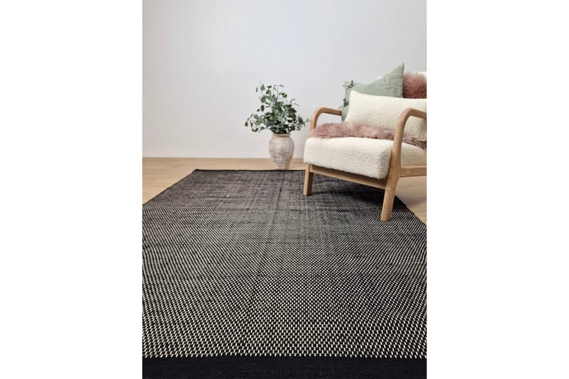 Torsby Ullmatta 200x290 cm Rektangulär - Svart - Textil & mattor - Matta - Modern matta - Ullmatta