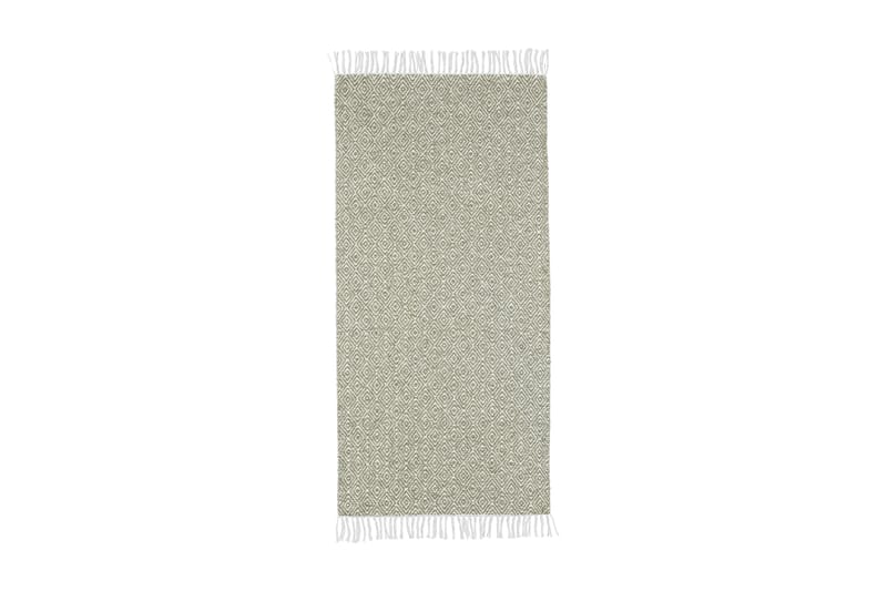 Matta Mix Goose 70x350 PVC/Bomull/Polyester Grön - Horredsmattan - Små mattor - Stor matta - Trasmatta