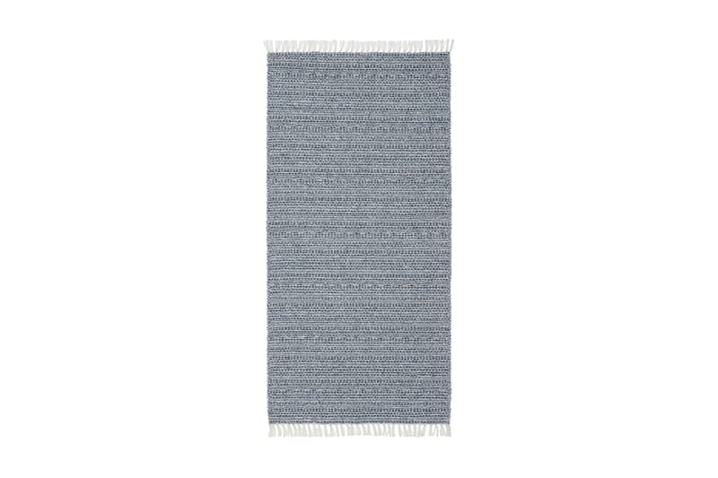Matta Mix Svea 70x220 PVC/Bomull/Polyester Blå - Horredsmattan - Små mattor - Stor matta - Trasmatta