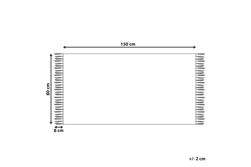 Ullmatta Arevik 80x150 cm - Röd - Textil & mattor - Matta - Modern matta - Ullmatta