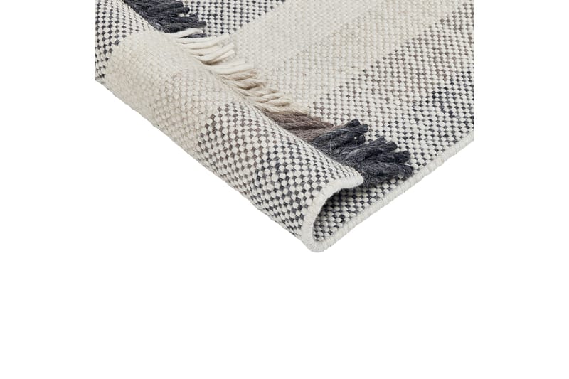 Ullmatta Emirler 140x200 cm - Svart/Vit - Textil & mattor - Matta - Modern matta - Ullmatta