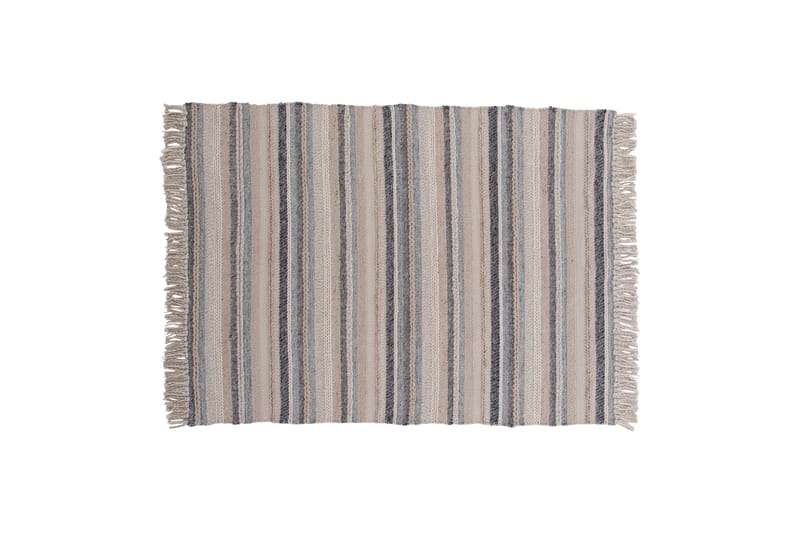 Gudha Ullmatta 170x240 cm - Beige/Blå - Textil & mattor - Matta - Modern matta - Ullmatta