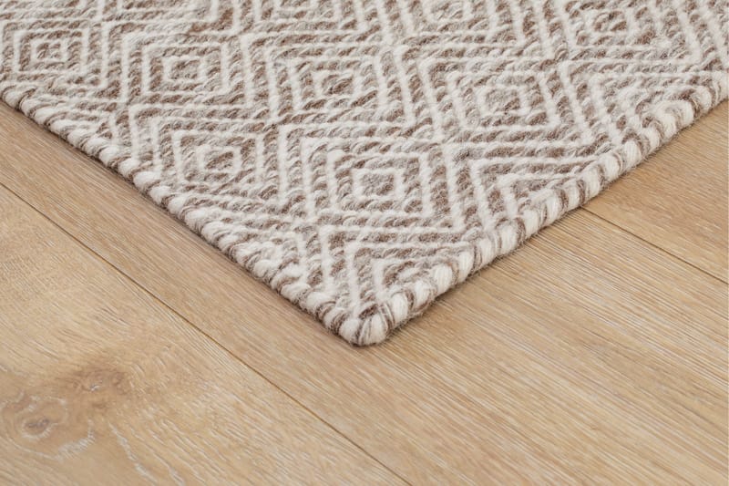 Ullmatta Junna 200x300 Rektangulär - Beige - Textil & mattor - Matta - Modern matta - Ullmatta