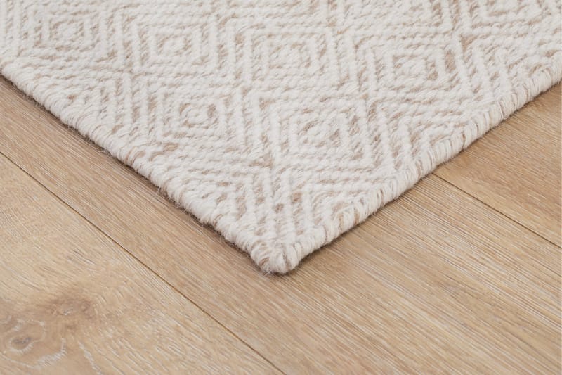 Ullmatta Junna 200x300 Rektangulär - Beige - Textil & mattor - Matta - Modern matta - Ullmatta