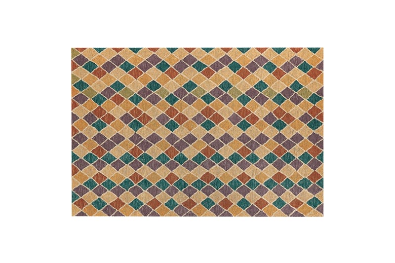 Ullmatta Keskin 160x230 cm - Beige - Små mattor - Stor matta - Mönstrad matta - Ullmatta
