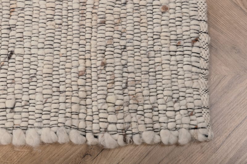 Loump Ullmatta 160x230 cm - Vit/Beige - Textil & mattor - Matta - Modern matta - Ullmatta