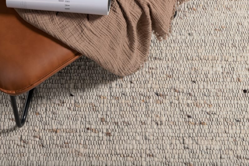 Loump Ullmatta 200x300 cm - Vit/Beige - Textil & mattor - Matta - Modern matta - Ullmatta