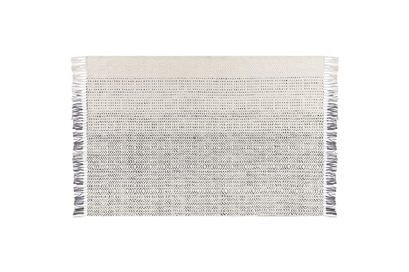Ullmatta Omerli 160x230 cm - Svart/Vit - Små mattor - Stor matta - Mönstrad matta - Ullmatta